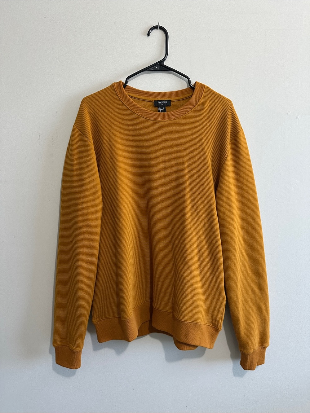 Men's Mustard yellow Crewneck Sweater